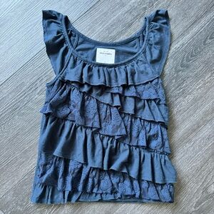 Girls Abercrombie Kids ruffle top.